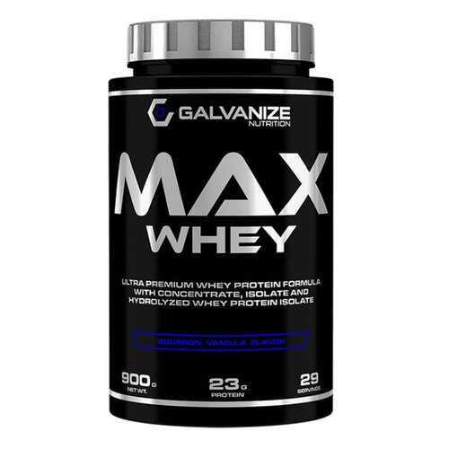 Протеин сывороточный GALVANIZE Max Whey Protein 900 г вкус: Банан (Banana Cream) в Декатлон