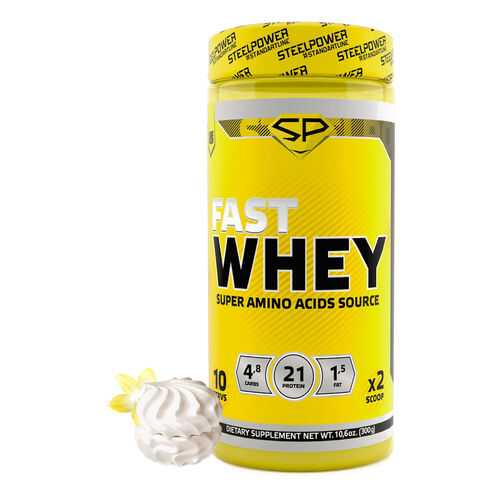 Протеин сывороточный STEEL POWER Fast Whey Protein 300 г (Зефир) в Декатлон