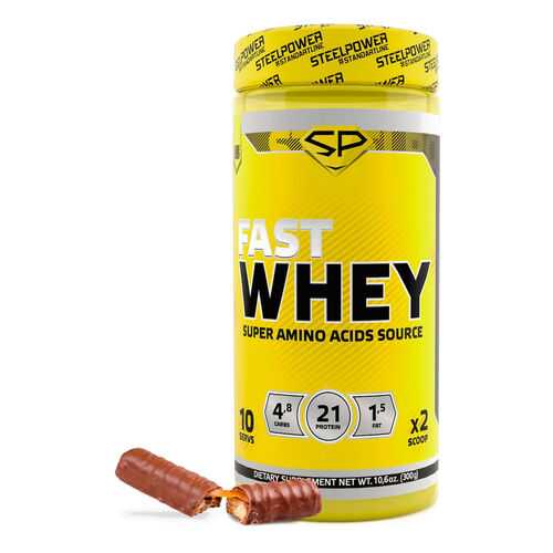 Протеин сывороточный STEEL POWER Fast Whey Protein 300 гр (Твикс) в Декатлон