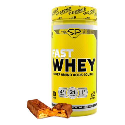 Протеин сывороточный STEEL POWER Fast Whey Protein Сникерс 300 г в Декатлон