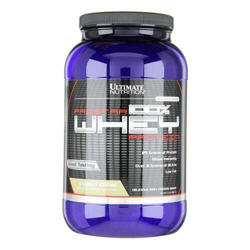 Протеин Ultimate Nutrition Prostar 100% Whey Protein 900 г Vanilla Creme в Декатлон