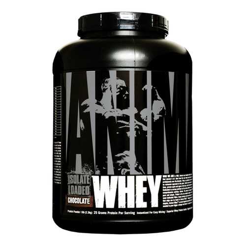 Протеин Universal Nutrition Animal Whey Isolate Loaded 2275 г Chocolate в Декатлон