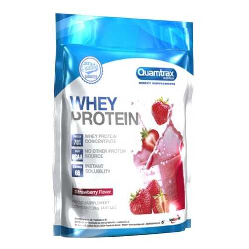 Quamtrax Nutrition Протеин Direct Whey Protein, 2000 г, вкус: клубника в Декатлон