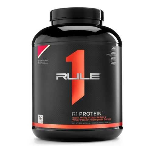 Rule One Proteins Протеин Rule 1 R1 Protein (изолят), 2204 г, вкус: клубничный крем в Декатлон