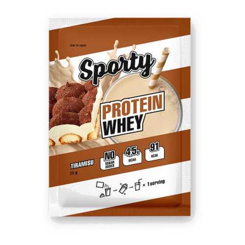 Sporty Protein Whey 25 г (вкус: тирамису) в Декатлон