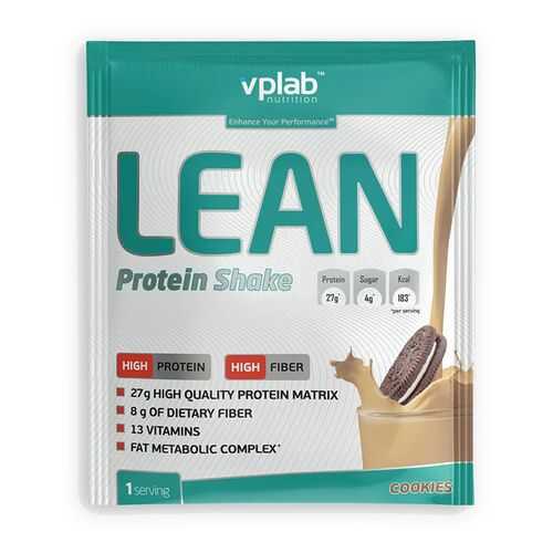 Сывороточный протеин Lean Protein Shake, вкус «Печенье и крем», 50 гр, VPLab в Декатлон