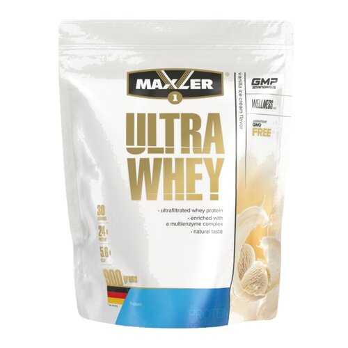 Сывороточный протеин MAXLER Ultra Whey 900 гр (Ваниль) в Декатлон