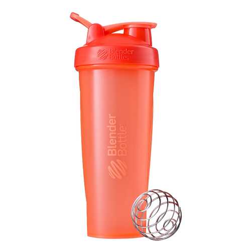 Шейкер Blender Bottle Classic Full Color 1 кам. 946 мл коралловый в Декатлон