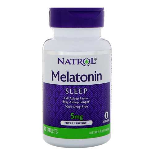 Добавка для сна Natrol Melatonin 60 табл. в Декатлон