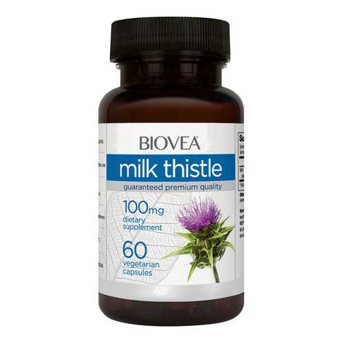 Добавка для здоровья BIOVEA Milk Thistle 60 капс. натуральный в Декатлон