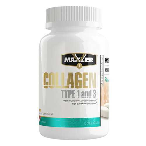 Коллаген Maxler Collagen Type 1 and 3, 90 таблеток в Декатлон