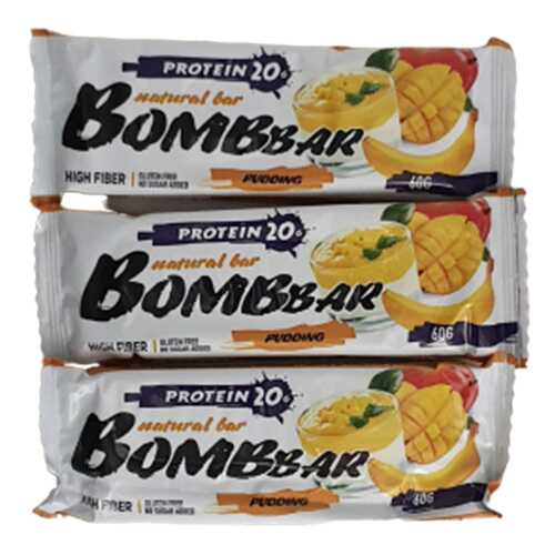 Батончик Bombbar Protein 3 60 г, 3 шт., рисовый в Декатлон