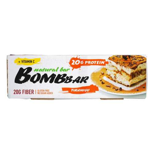 BOMBBAR Bombbar Протеиновые батончики Bombbar, 20 шт, вкус: тирамису в Декатлон