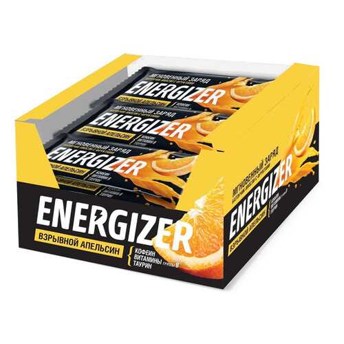 Леовит Батончик-мюсли Energizer 40 г, 18 шт, вкус: взрывной апельсин в Декатлон