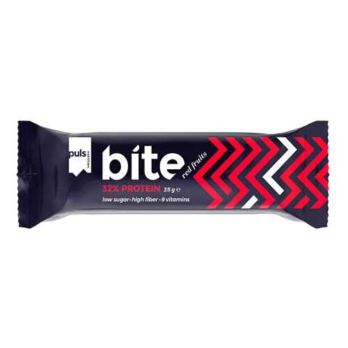 Puls Nutrition Батончики Puls Bite 32% 35 г, 24 шт, вкус: ягоды в Декатлон