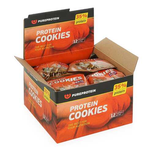 PureProtein Высокобелковое печенье Protein Cookies 80 г, 12 шт, вкус: кокос в Декатлон