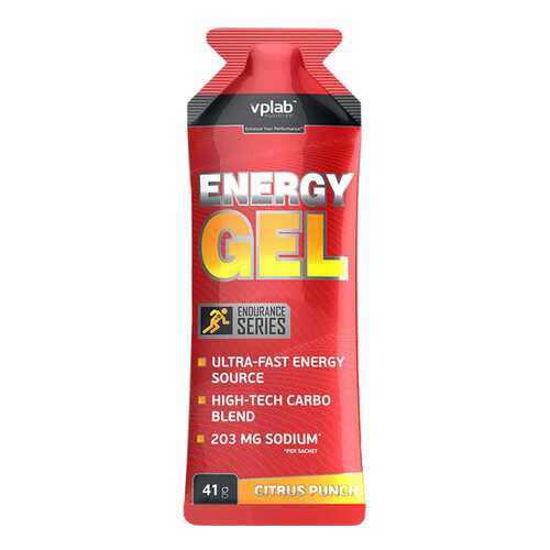 Энергетический напиток VPLab Energy Gel 41 г цитрус в Декатлон