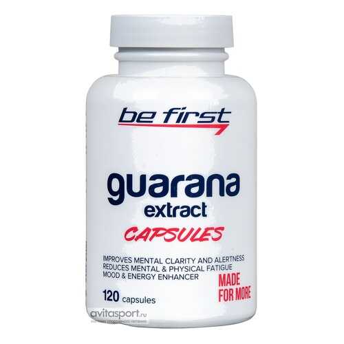 Энергетик Be First Guarana Extract Capsules 120 капс. в Декатлон