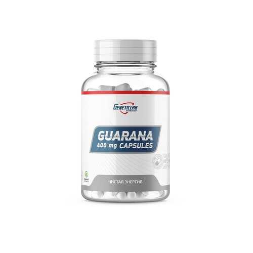 Энергетик GeneticLab Nutrition Guarana (400 мг) 60 капсул в Декатлон