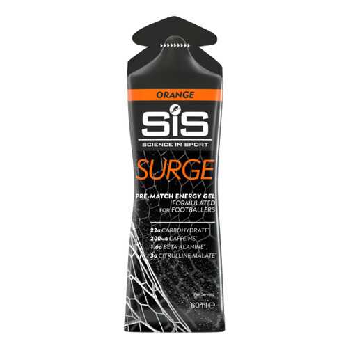 Энергетик SiS Pack Gels Energy Surge Pre-Match 60 мл, 6 шт., апельсин в Декатлон