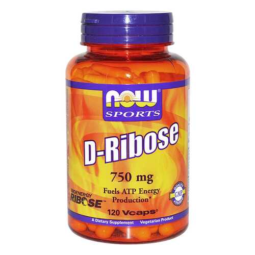 Изотонический напиток NOW D-Ribose 120 капс. нейтральный в Декатлон