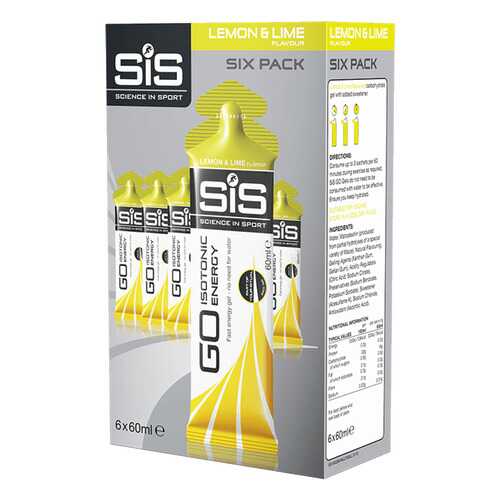 Изотоник SiS Go Isotonic Energy Gel 60 мл, 6 шт., яблоко в Декатлон