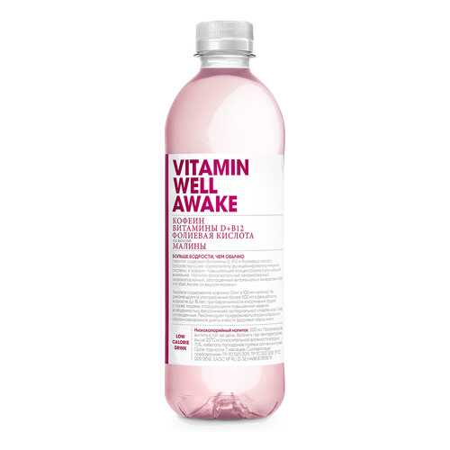 Vitamin Well Напиток Vitamin Well Awake, 500 мл, вкус: малина в Декатлон