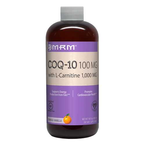 Коэнзим MRM CoQ10 with L-Carnitine 1000 480 мл в Декатлон