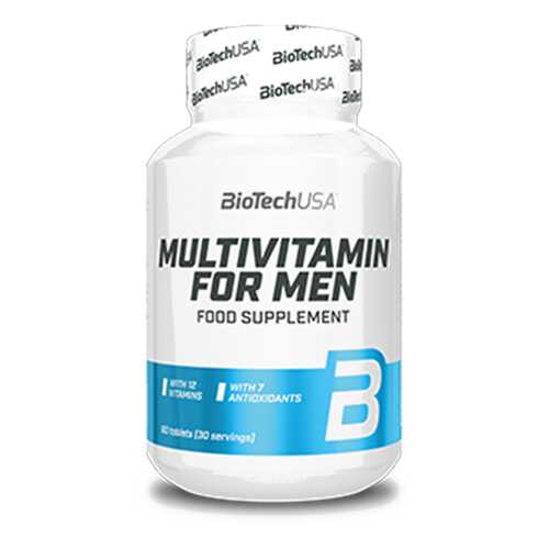 Мультивитамины для мужчин, BioTech Multivitamin for men, 60 таблеток в Декатлон