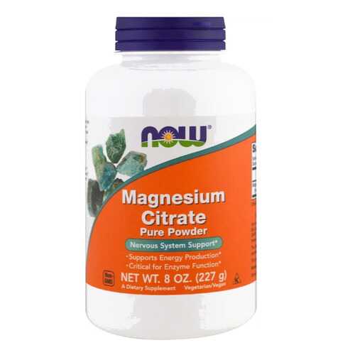 NOW Magnesium Citrate Pure Powder 227 г в Декатлон