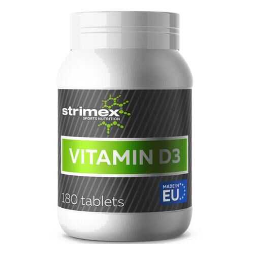 Strimex Отдельные витамины Strimex Vitamin D3 180 табл. в Декатлон