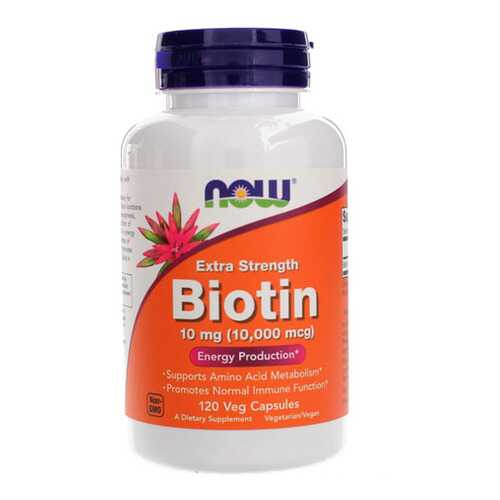 Витамин B7 NOW Sports Biotin 10000 120 капсул в Декатлон