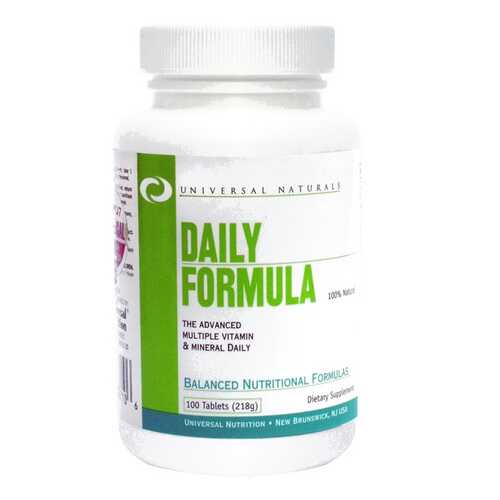 Витаминно-минеральный комплекс Universal Nutrition Daily Formula 100 таблеток в Декатлон