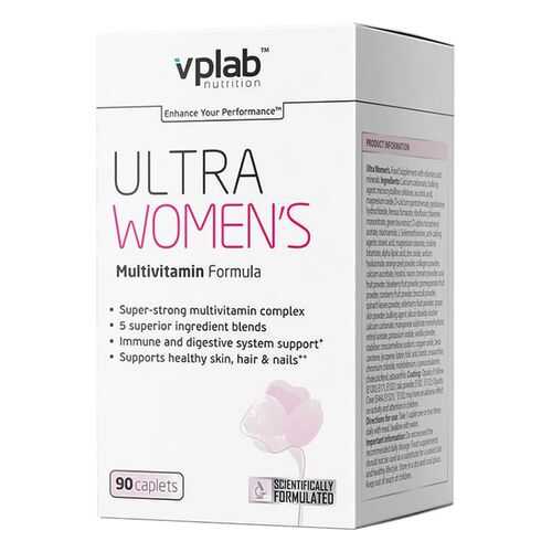 Витаминно-минеральный комплекс VPLab Ultra Women's Multivitamin Formula 90 капсул в Декатлон