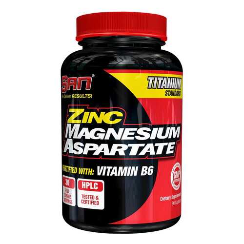 Витаминный комплекс SAN Zinc Magnesium Asparate 90 капсул в Декатлон