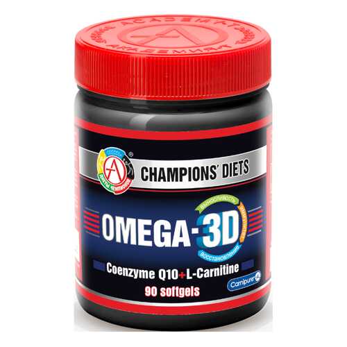 Omega-3 АКАДЕМИЯ-Т Omega-3D 90 гел. капс. в Декатлон