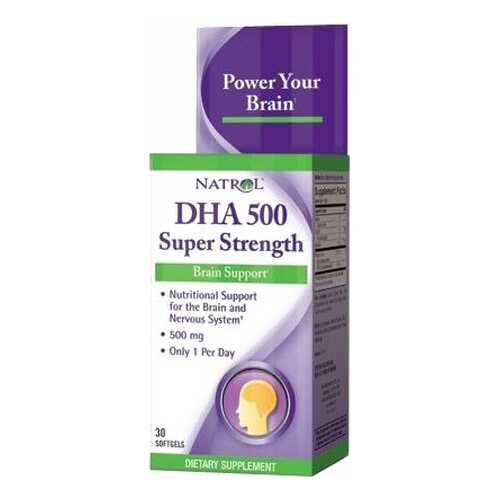 Omega 3 Natrol Dha 500 Super Strength 30 капс. в Декатлон