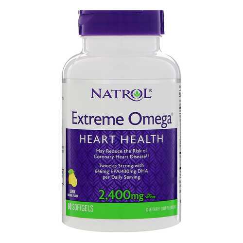 Omega-3 Natrol Extreme Omega 60 капсул в Декатлон