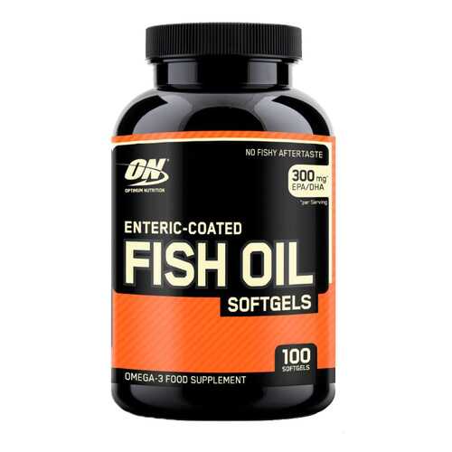 Omega-3 Optimum Nutrition Fish Oil Softgels 100 капс. в Декатлон