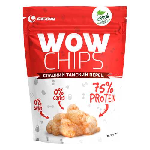 Чипсы Geon Wow Chips 30 г сладкий тайский перец в Декатлон