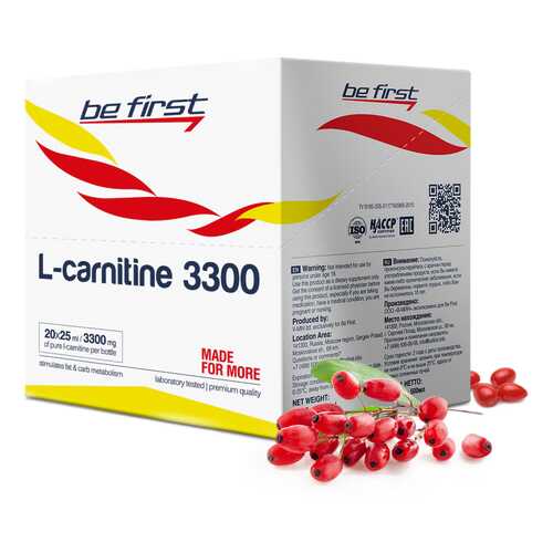 Be First L-Carnitine 3300, 20 ампул по 25 мл, Barberry в Декатлон