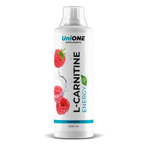 Л-карнитин и гуарана UniONE L-Carnitine Energy Малина (1000 мл) в Декатлон