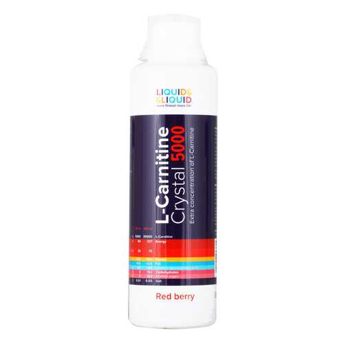 Liquid&Liquid L-Carnitine Crystal 5000, 500 мл, Red berry в Декатлон