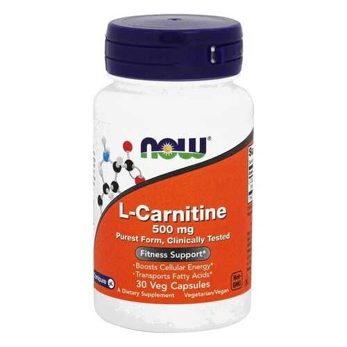 NOW Sports L-Carnitine, 30 капсул в Декатлон