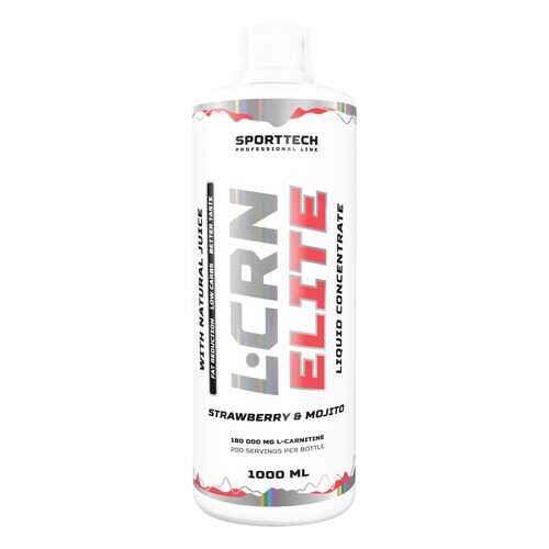 НПО Спортивные Технологии L-Carnitine Elite, 1000 мл, клубника-мохито в Декатлон