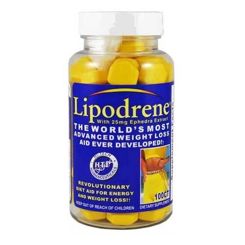 Жиросжигатель Hi-Tech Pharmaceuticals Lipodrene 25 Ephedra, 100 таблеток в Декатлон