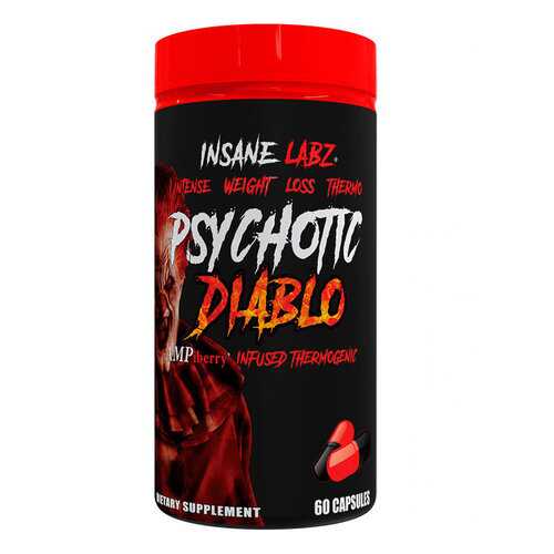 Жиросжигатель INSANE LABZ Psychotic Diablo (60 капсул) в Декатлон