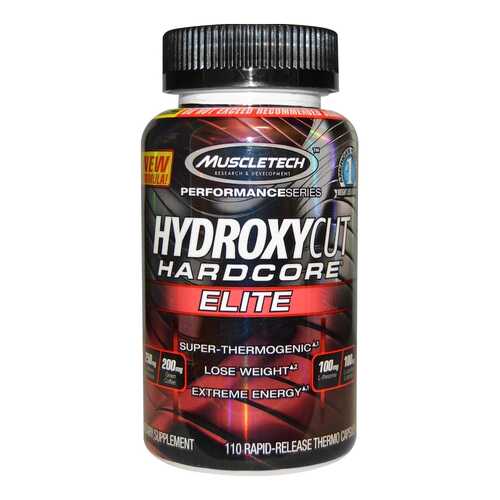 Жиросжигатель MuscleTech Hydroxycut Hardcore Elite, 110 капсул в Декатлон