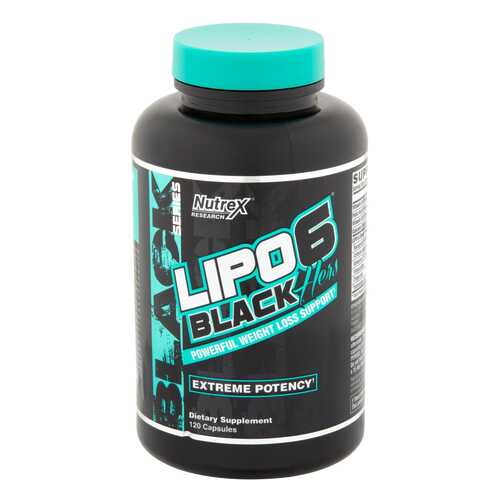 Жиросжигатель Nutrex Lipo 6 Black Hers, 120 капсул в Декатлон