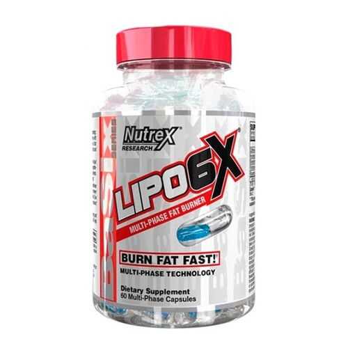 Жиросжигатель Nutrex Lipo-6X 60 капсул в Декатлон